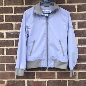 Columbia lavender zip jacket